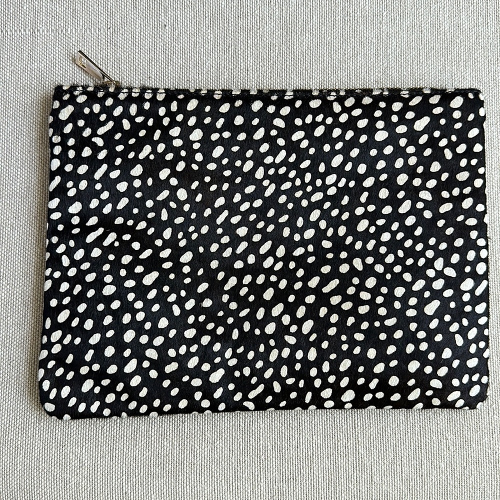 Sole Society “Dolce” Genuine Calf Hair Clutch - Picture 5 of 8
